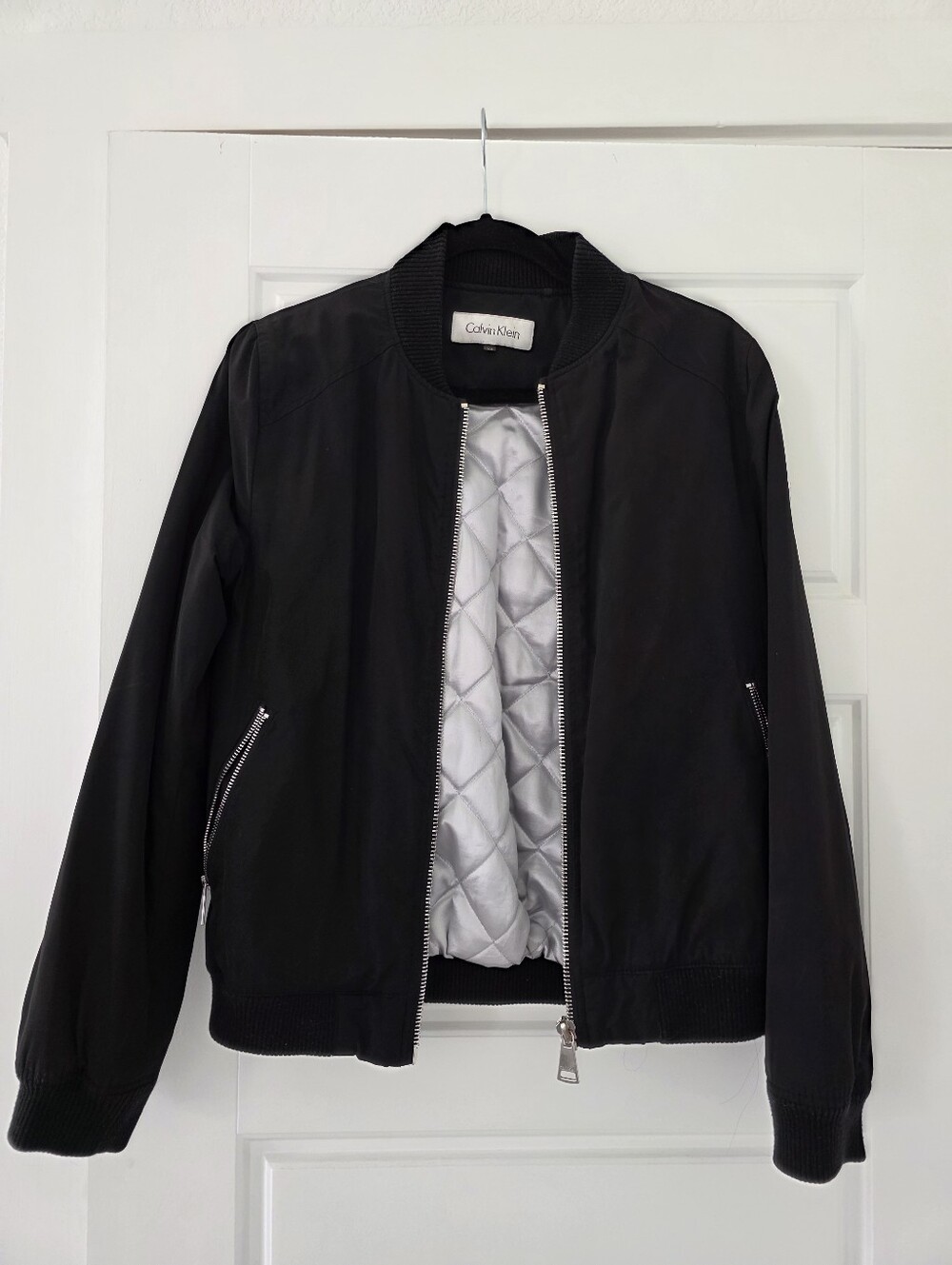 Calvin Klein Black Bomber jacket